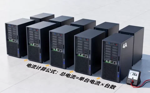 一台服务器4A，7台到底多少A？，服务器电流怎么算？