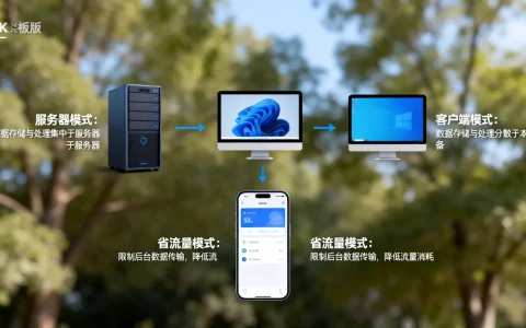 服务器模式和客户端模式有什么区别？，省流量模式是什么？