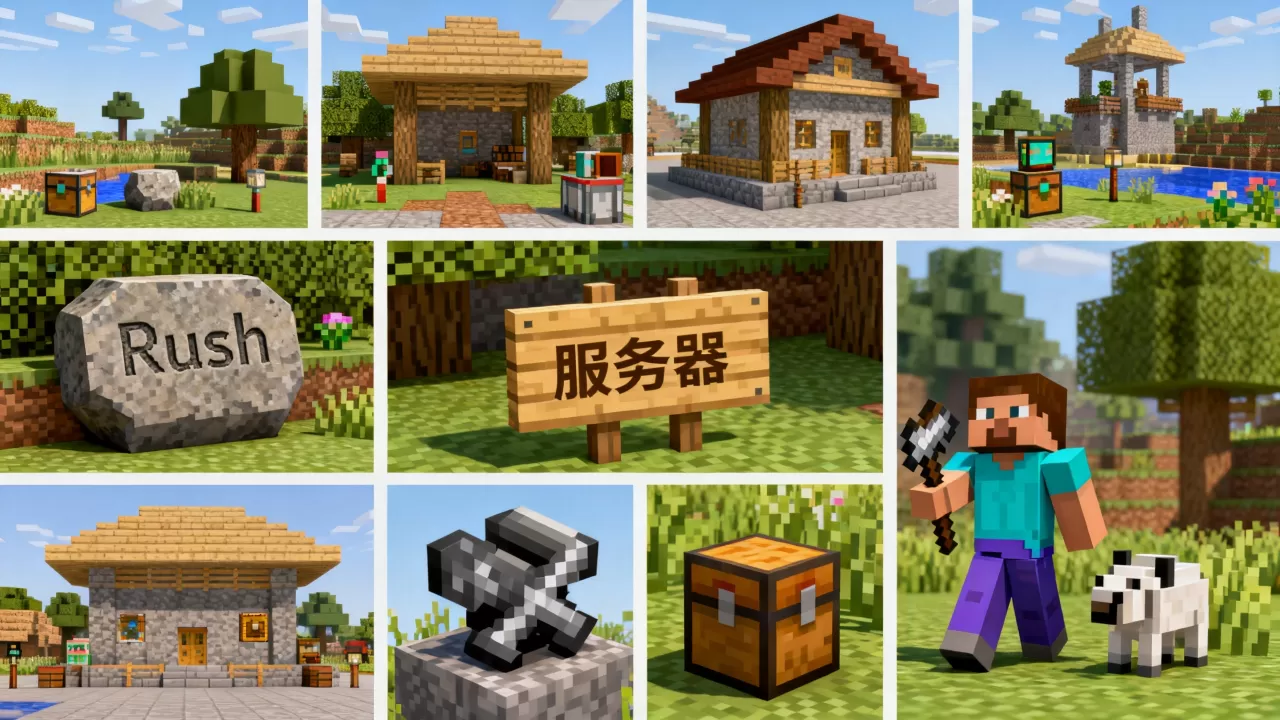 我的世界Rush服务器有哪些,哪个最好玩 我的世界Rush服务器有哪些,哪个最好玩