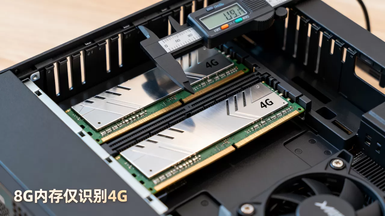 服务器明明装的是8G内存为何只有4G?,怎么回事? 服务器明明装的是8G内存为何只有4G?,怎么回事?
