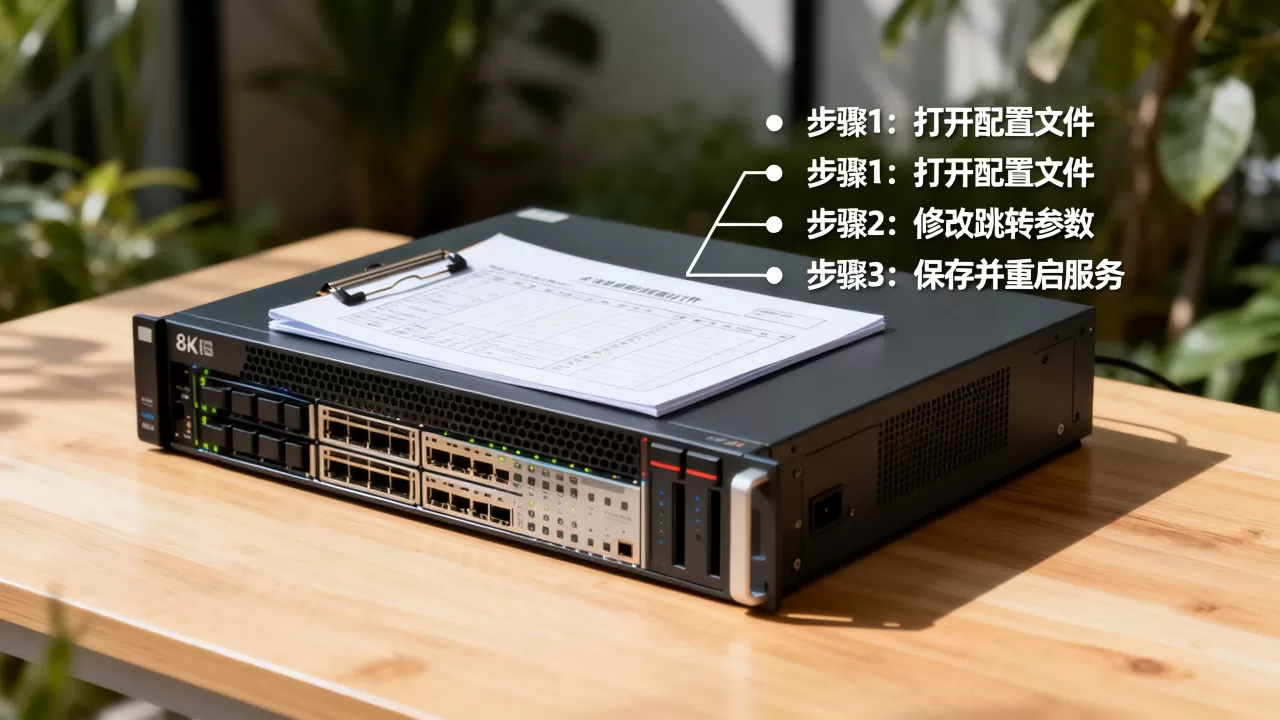 服务器跳转配置文件如何配置?,具体步骤有哪些? 服务器跳转配置文件如何配置?,具体步骤有哪些?