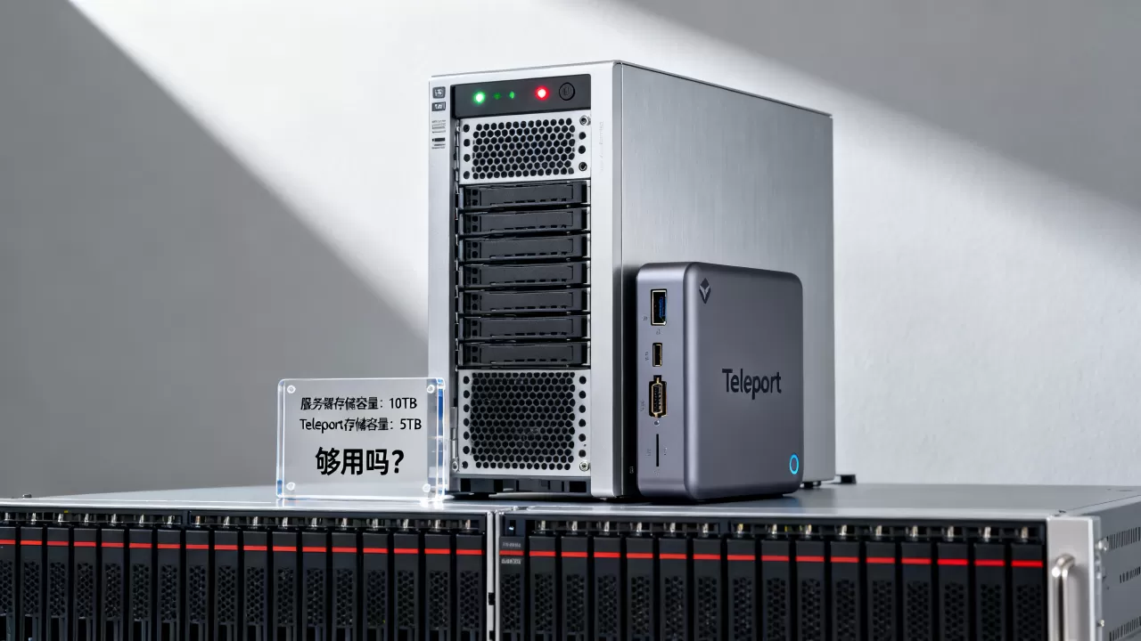 服务器和Teleport的存储容量分别是多大,够用吗? 服务器和Teleport的存储容量分别是多大,够用吗?