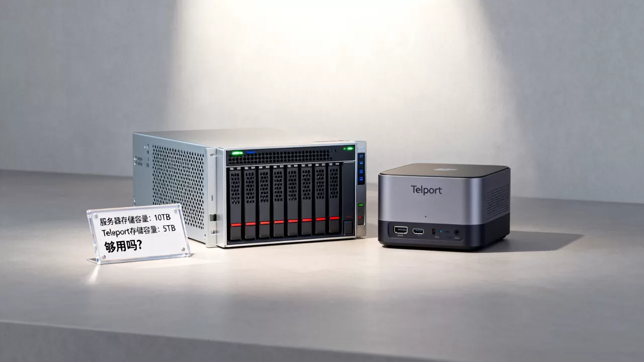 服务器和Teleport的存储容量分别是多大,够用吗? 服务器和Teleport的存储容量分别是多大,够用吗?