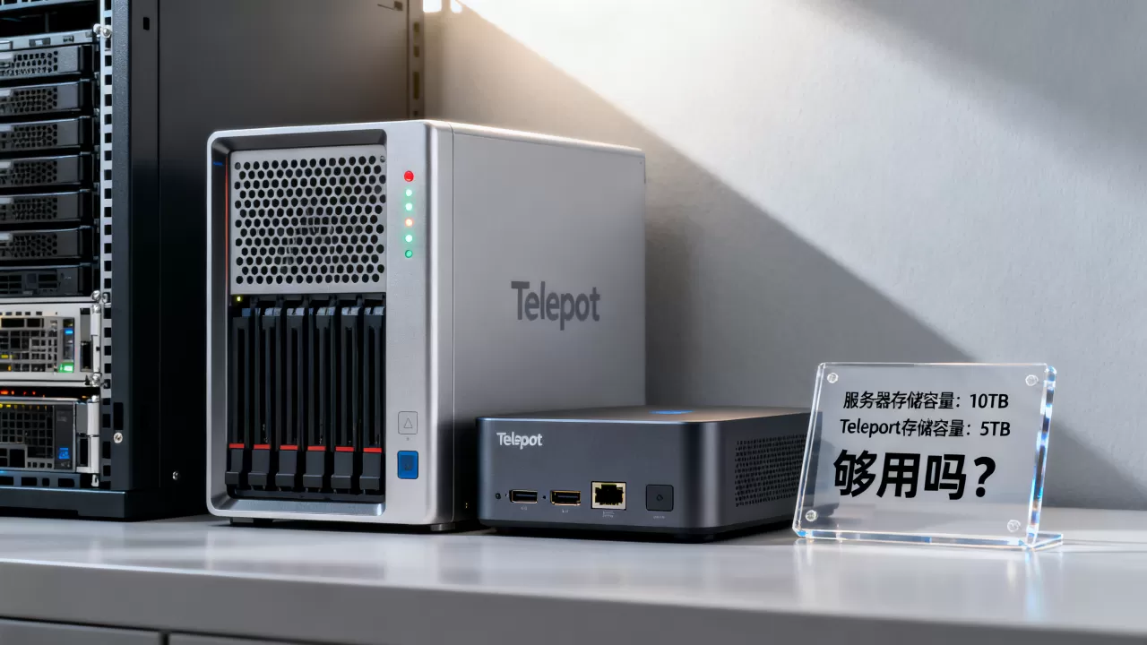 服务器和Teleport的存储容量分别是多大,够用吗? 服务器和Teleport的存储容量分别是多大,够用吗?