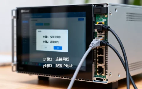 服务器配置双网卡绑定ip怎么设置？，步骤是什么？