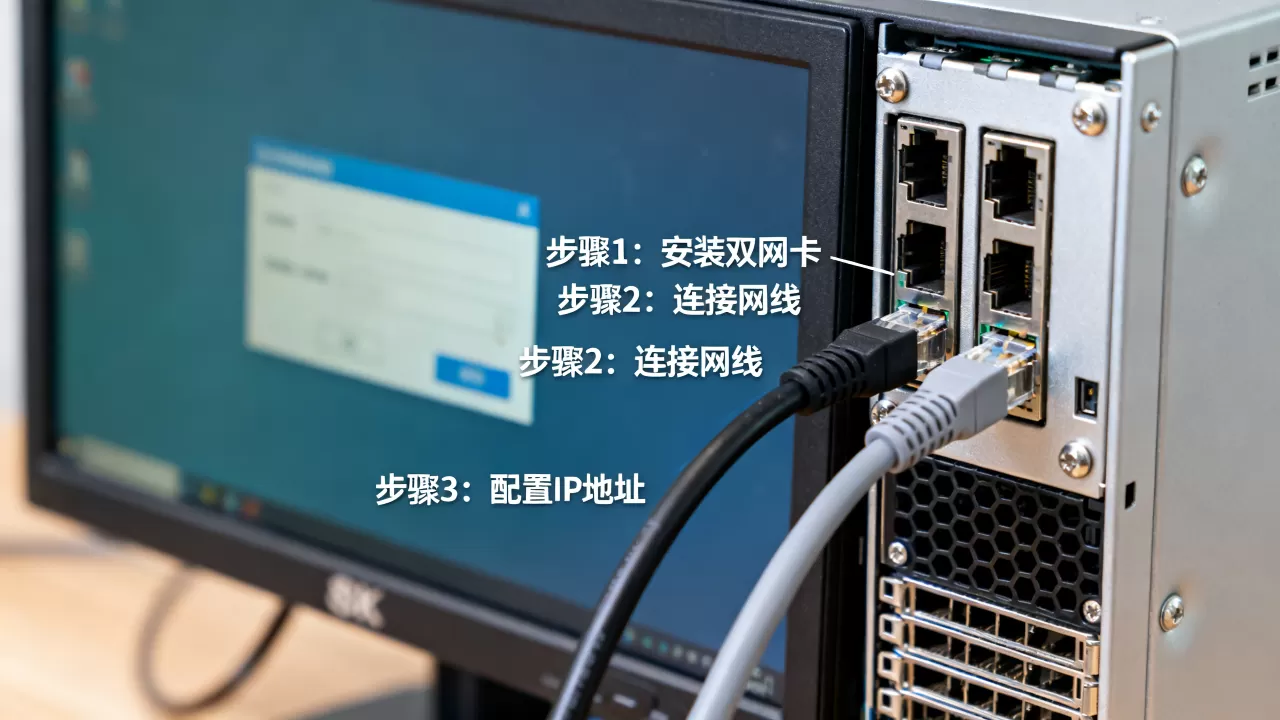 服务器配置双网卡绑定ip怎么设置?,步骤是什么? 服务器配置双网卡绑定ip怎么设置?,步骤是什么?