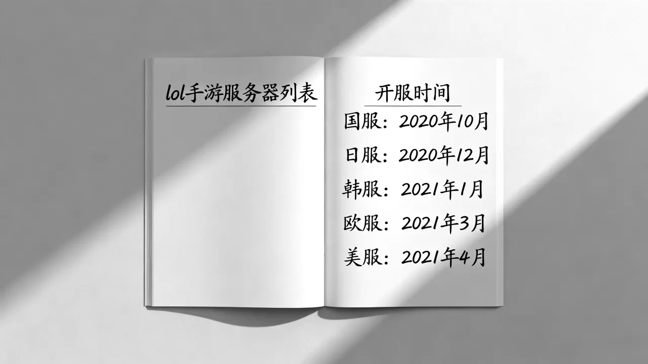 lol手游有哪些服务器开服,哪个服务器开服最早? lol手游有哪些服务器开服,哪个服务器开服最早?