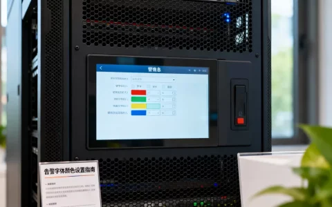 如何设置服务器端告警字体颜色，有哪些注意事项？