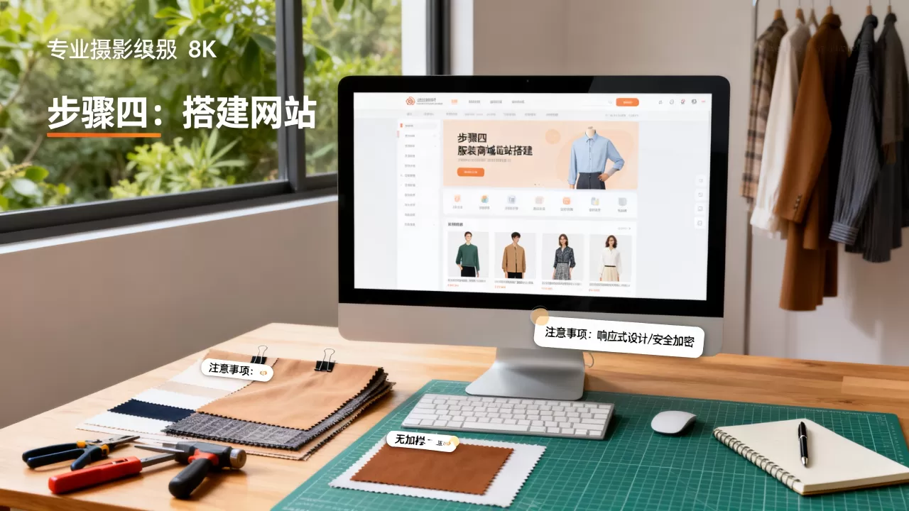 服装商城网站建设步骤四搭建网站怎么做,有哪些注意事项 服装商城网站建设步骤四搭建网站怎么做,有哪些注意事项