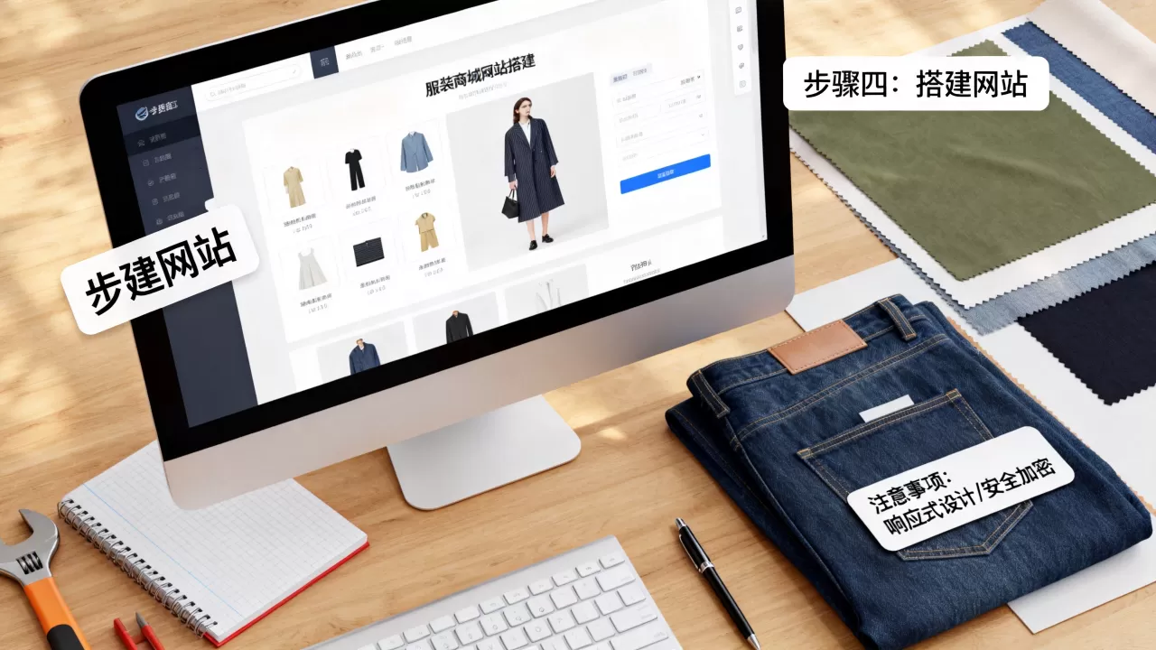 服装商城网站建设步骤四搭建网站怎么做,有哪些注意事项 服装商城网站建设步骤四搭建网站怎么做,有哪些注意事项