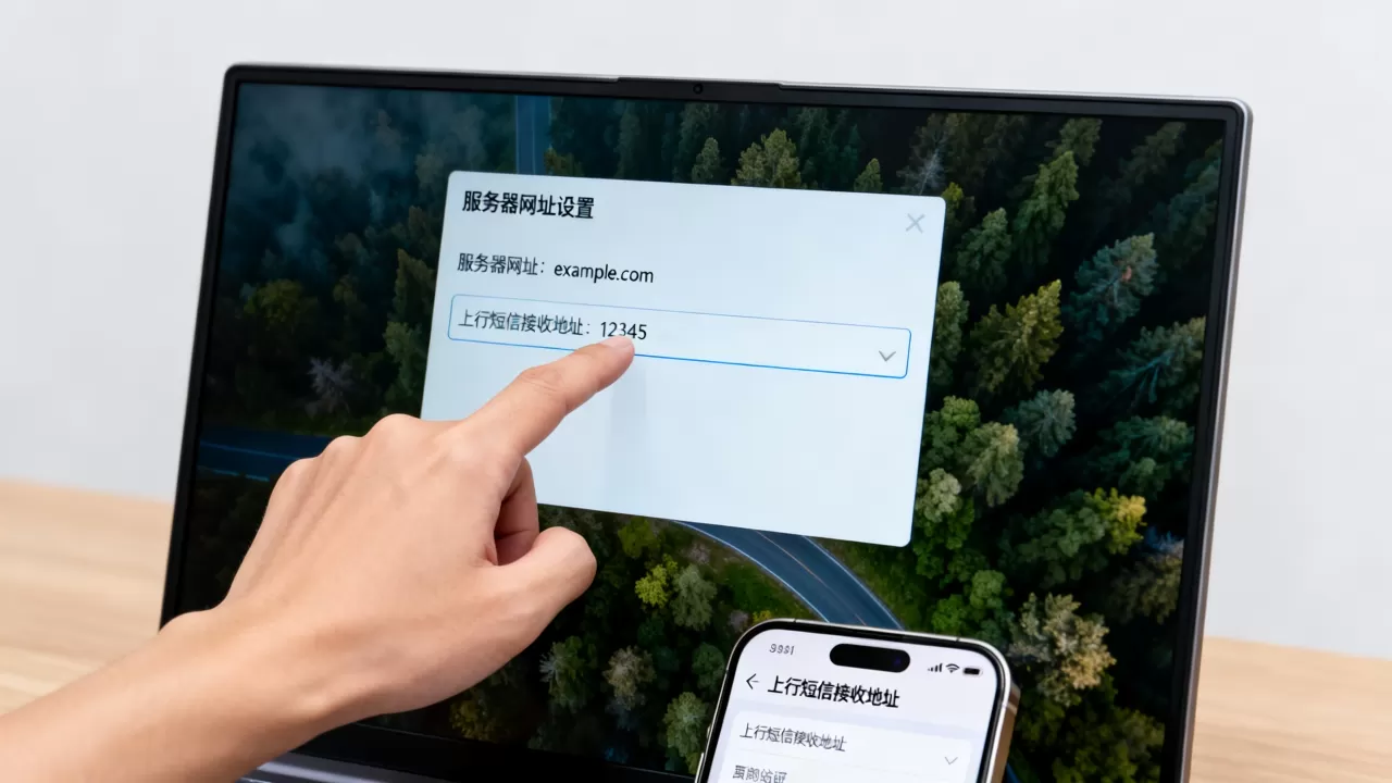 检查服务器网址和上行短信接收地址是什么,怎么设置? 检查服务器网址和上行短信接收地址是什么,怎么设置?