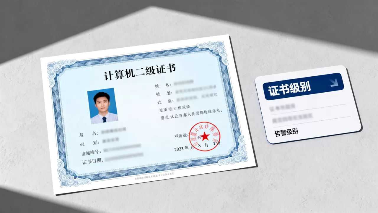 计算机二级证书级别和告警级别有哪些区别,怎么区分? 计算机二级证书级别和告警级别有哪些区别,怎么区分?