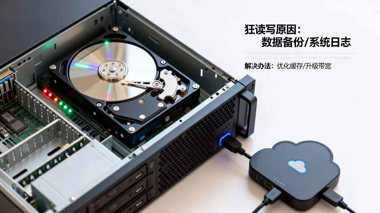 服务器硬盘狂读写是什么原因?,云硬盘读写慢怎么办? 服务器硬盘狂读写是什么原因?,云硬盘读写慢怎么办?