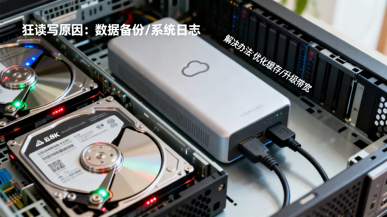 服务器硬盘狂读写是什么原因?,云硬盘读写慢怎么办? 服务器硬盘狂读写是什么原因?,云硬盘读写慢怎么办?