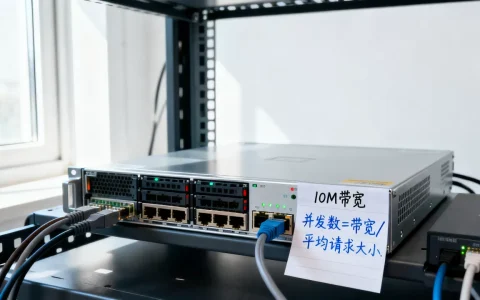 数据库服务器带宽10M能承载多少并发，并发数怎么计算