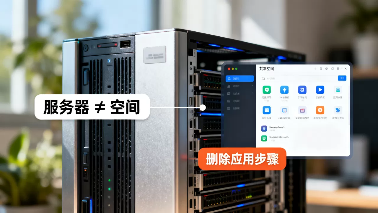 服务器真的等于空间吗,如何删除共享空间中的应用? 服务器真的等于空间吗,如何删除共享空间中的应用?