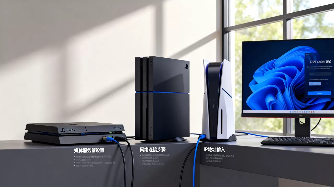 ps4怎么让媒体服务器与网络连接电脑,怎么设置 ps4怎么让媒体服务器与网络连接电脑,怎么设置