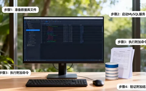 如何正确附加MySQL数据库并利用附加功能？，操作步骤有哪些？