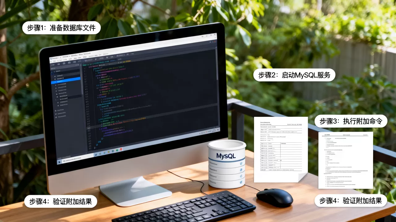 如何正确附加MySQL数据库并利用附加功能?,操作步骤有哪些? 如何正确附加MySQL数据库并利用附加功能?,操作步骤有哪些?