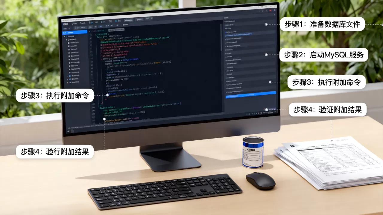 如何正确附加MySQL数据库并利用附加功能?,操作步骤有哪些? 如何正确附加MySQL数据库并利用附加功能?,操作步骤有哪些?