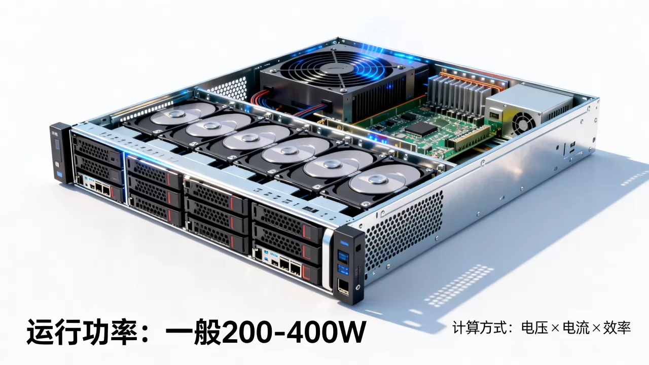 2u服务器运行时功率一般多少瓦,怎么计算 2u服务器运行时功率一般多少瓦,怎么计算
