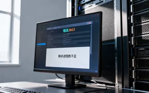 服务器节点剩余进程数不足错误3603怎么办，怎么解决？
