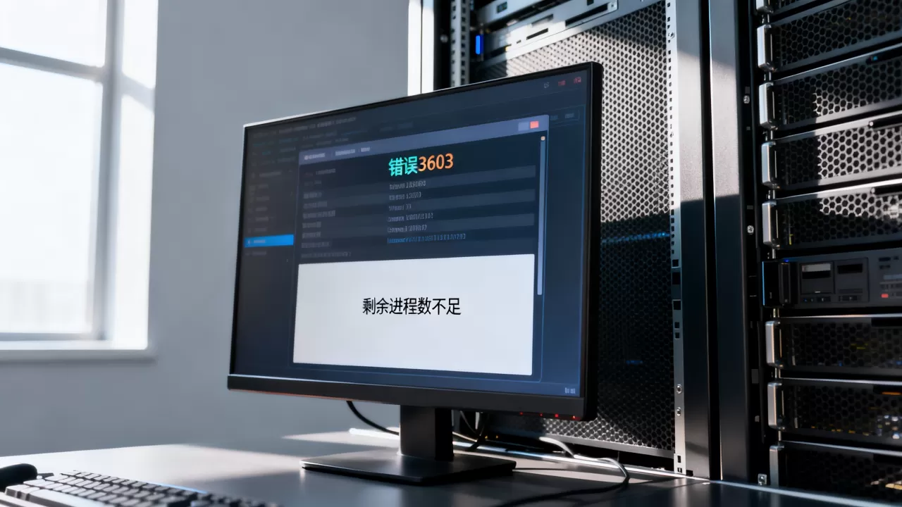 服务器节点剩余进程数不足错误3603怎么办,怎么解决? 服务器节点剩余进程数不足错误3603怎么办,怎么解决?