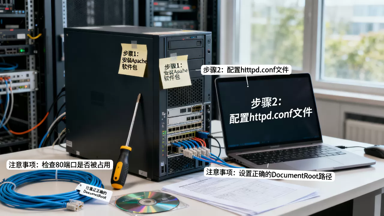 服务器配置apache步骤是什么?,有哪些注意事项? 服务器配置apache步骤是什么?,有哪些注意事项?