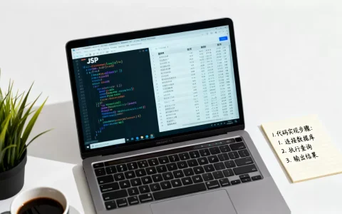 JSP怎么展示数据库数据？，代码如何实现