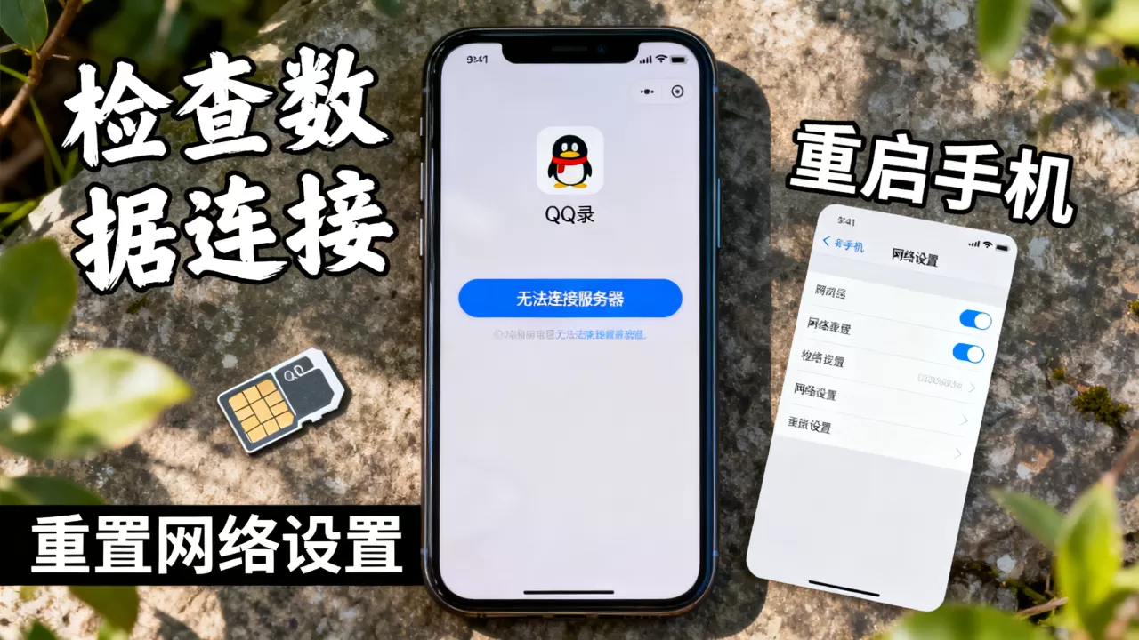 QQ无法用数据连接到服务器是怎么回事,怎么解决? QQ无法用数据连接到服务器是怎么回事,怎么解决?