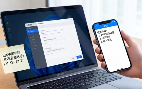 上海中国移动DNS服务器地址是多少？，怎么设置？