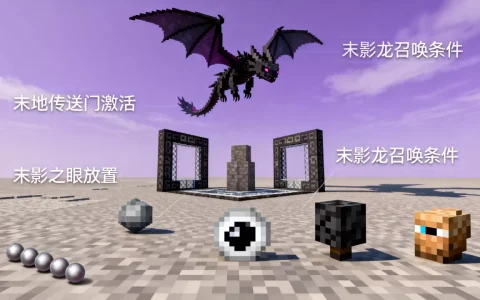 我的世界2b2t服务器如何设置末影？，末影龙怎么召唤？