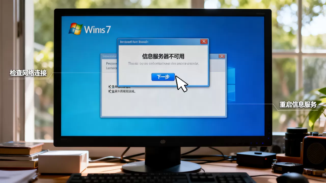 Win7系统安装信息服务器不可用怎么回事,怎么解决? Win7系统安装信息服务器不可用怎么回事,怎么解决?