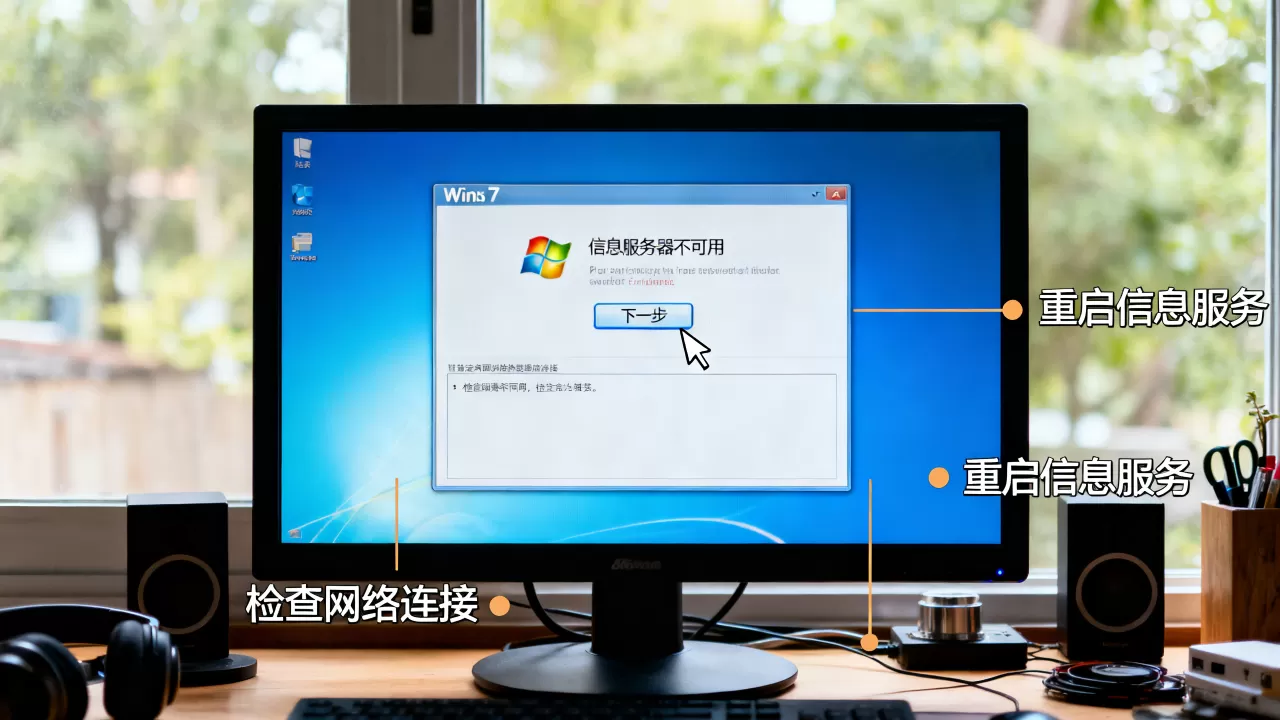 Win7系统安装信息服务器不可用怎么回事,怎么解决? Win7系统安装信息服务器不可用怎么回事,怎么解决?