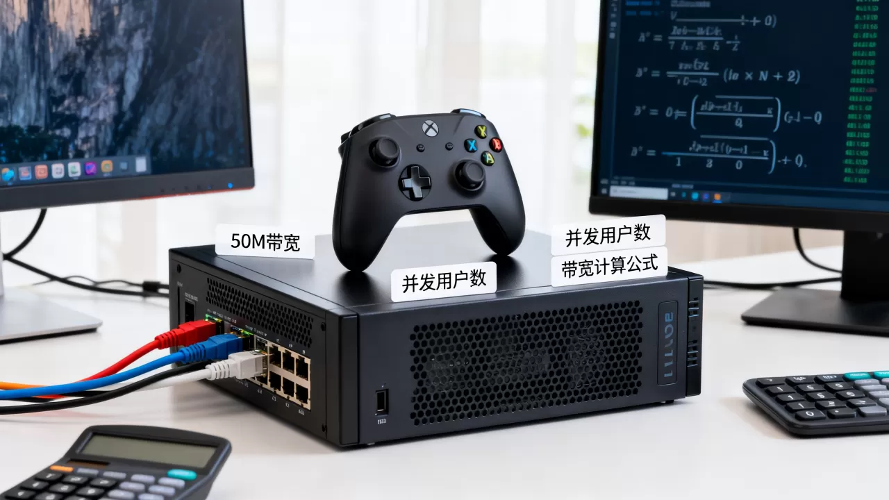 游戏服务器50M带宽能容纳多少人,怎么算更准确 游戏服务器50M带宽能容纳多少人,怎么算更准确