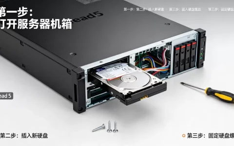 如何在原来read5服务器基础上增加硬盘，怎么扩容