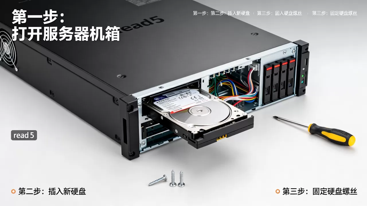 如何在原来read5服务器基础上增加硬盘,怎么扩容 如何在原来read5服务器基础上增加硬盘,怎么扩容