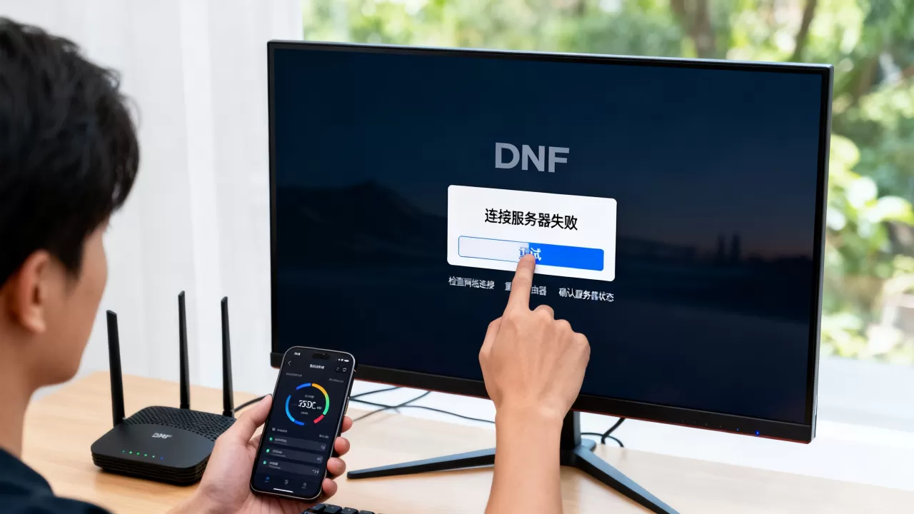 dnf登录一直显示连接服务器失败怎么办?,是什么原因? dnf登录一直显示连接服务器失败怎么办?,是什么原因?