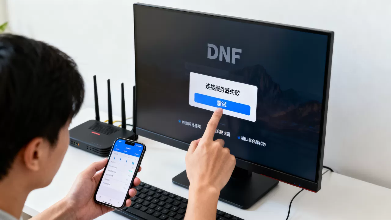 dnf登录一直显示连接服务器失败怎么办?,是什么原因? dnf登录一直显示连接服务器失败怎么办?,是什么原因?