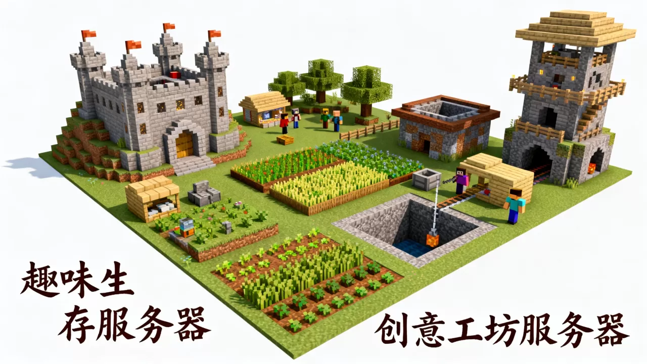 我的世界1.8有哪些好玩的服务器?,哪个服务器好? 我的世界1.8有哪些好玩的服务器?,哪个服务器好?