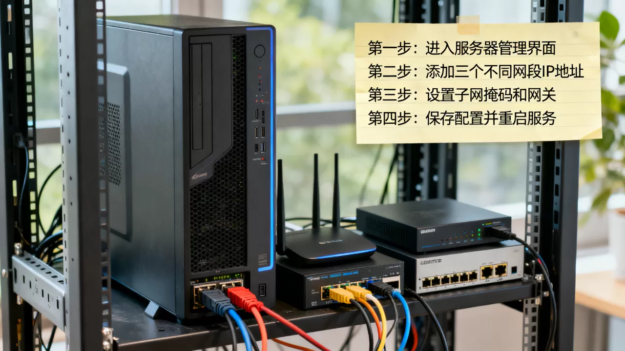 服务器如何配置三个不同网段IP?,配置步骤有哪些? 服务器如何配置三个不同网段IP?,配置步骤有哪些?