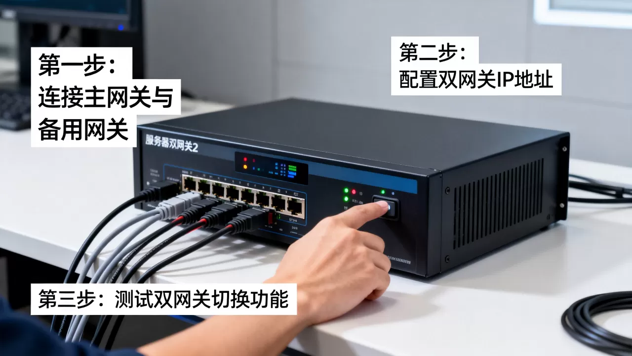 服务器双网关2配置怎么设置,具体步骤是什么 服务器双网关2配置怎么设置,具体步骤是什么