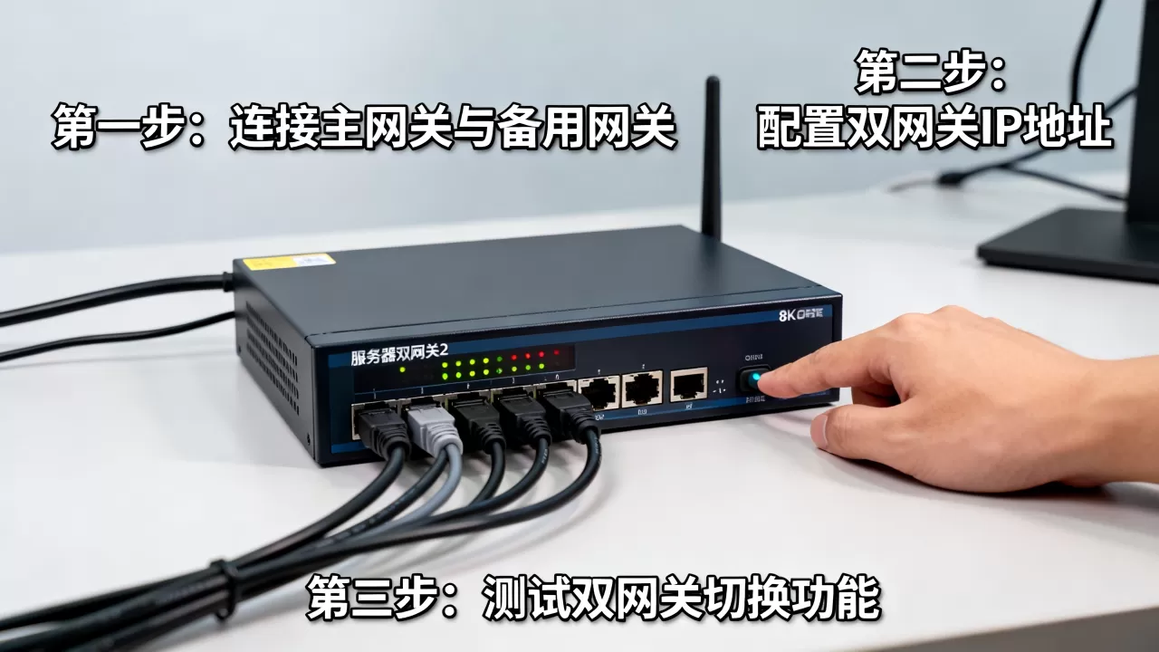 服务器双网关2配置怎么设置,具体步骤是什么 服务器双网关2配置怎么设置,具体步骤是什么