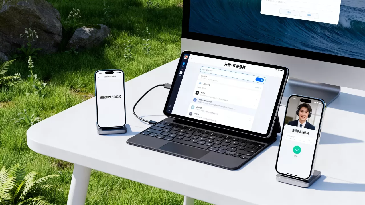 iOS系统FTP服务器怎么设置视频文件夹?, 如何实现音视频通话 iOS系统FTP服务器怎么设置视频文件夹?, 如何实现音视频通话