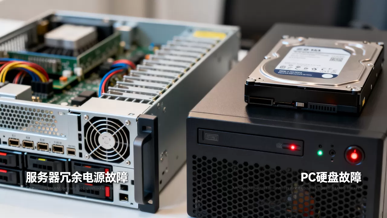 服务器与PC硬件故障有何不同?,为什么 服务器与PC硬件故障有何不同?,为什么