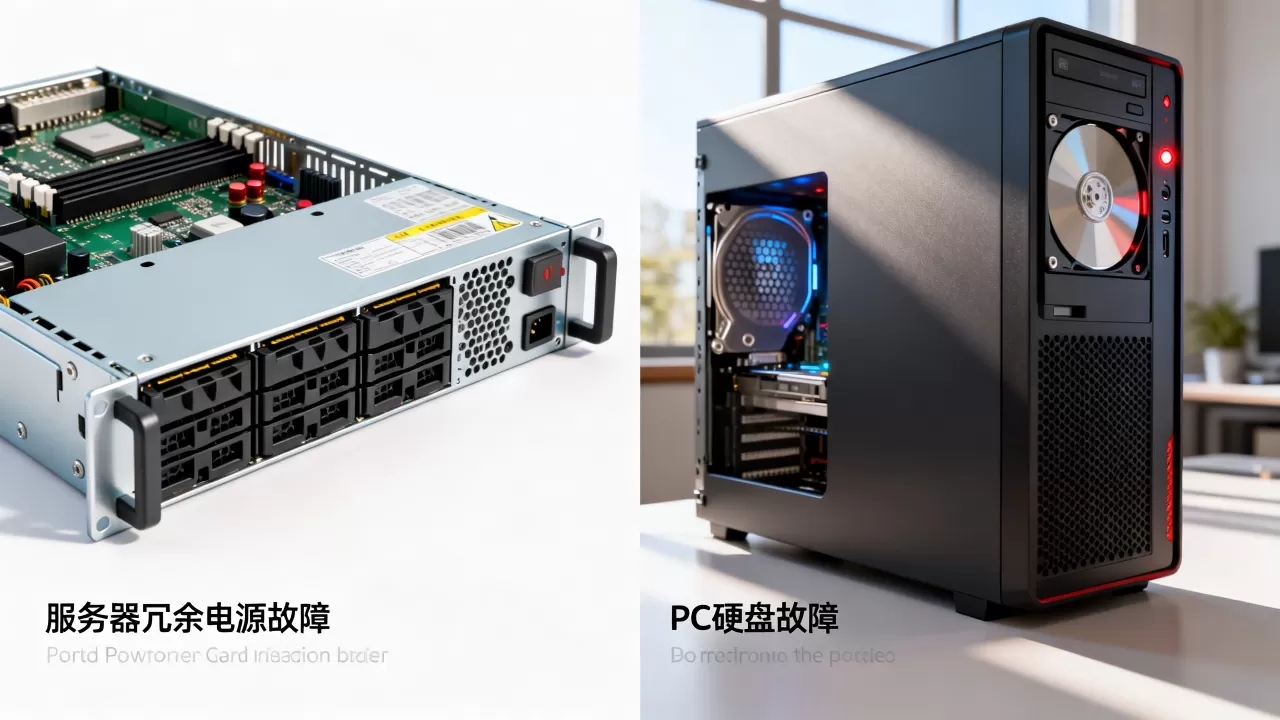服务器与PC硬件故障有何不同?,为什么 服务器与PC硬件故障有何不同?,为什么