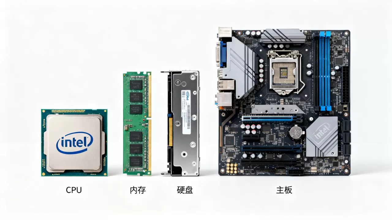 Intel架构服务器主要配件有哪些,怎么选 Intel架构服务器主要配件有哪些,怎么选
