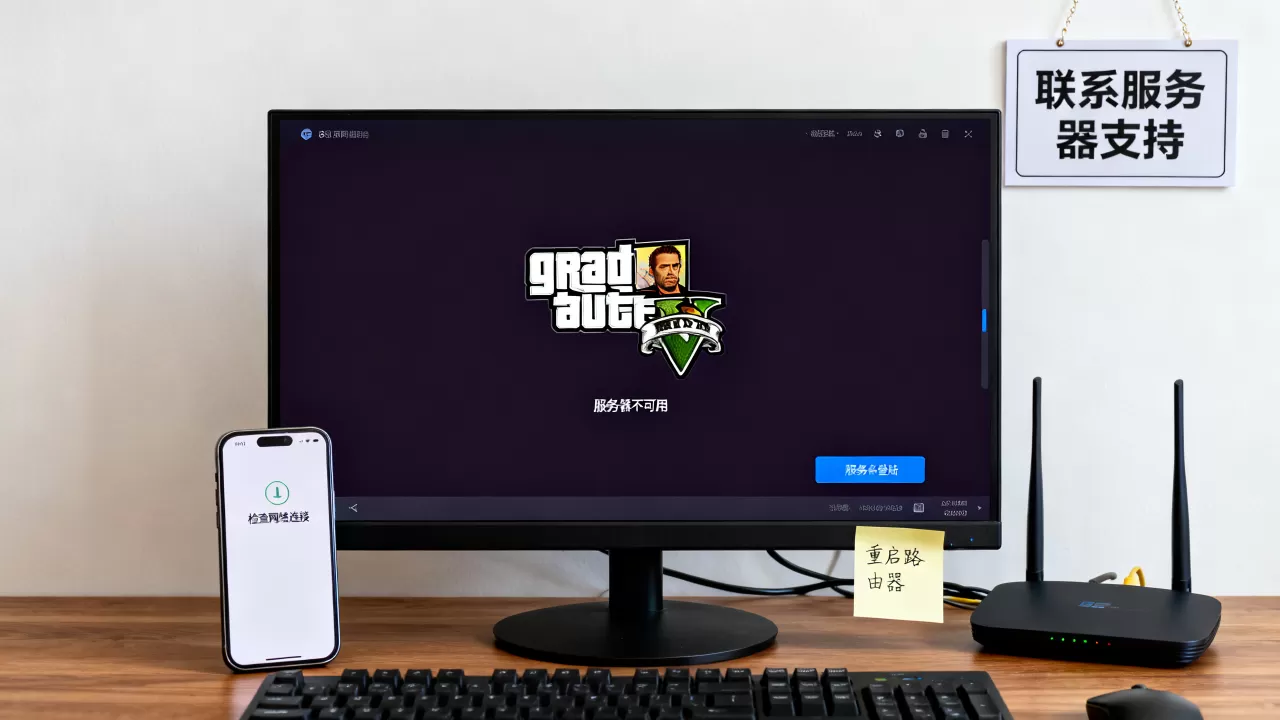 GTA5登陆显示服务器不可用怎么回事,怎么办 GTA5登陆显示服务器不可用怎么回事,怎么办