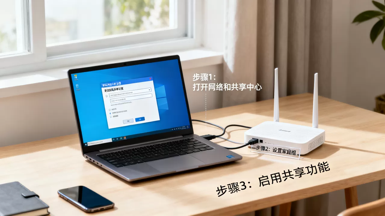 家庭电脑网络共享在电脑端怎么设置,步骤有哪些? 家庭电脑网络共享在电脑端怎么设置,步骤有哪些?
