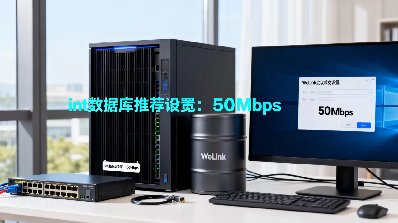 int数据库和WeLink会议带宽多大合适?,怎么设置? int数据库和WeLink会议带宽多大合适?,怎么设置?